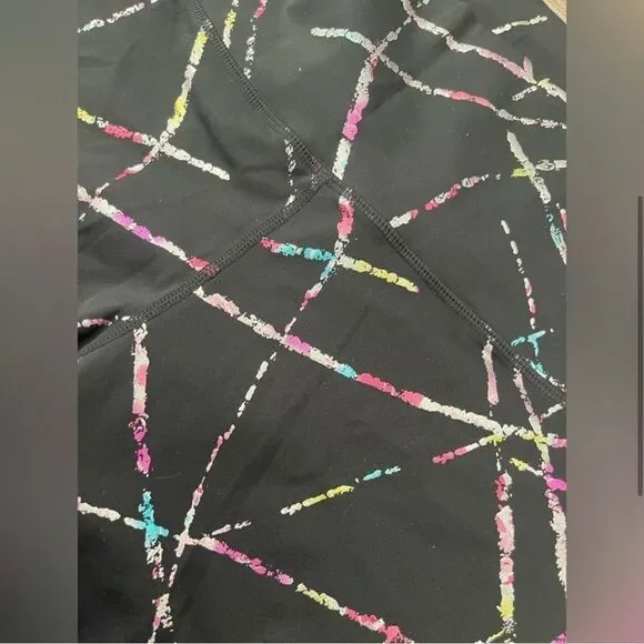 ZYIA Abstract Hi Rise 7/8 Length Leggings Sz 6/8 - Picture 9 of 10